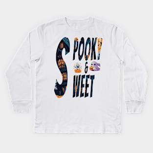 Spooky and Sweet Kids Long Sleeve T-Shirt